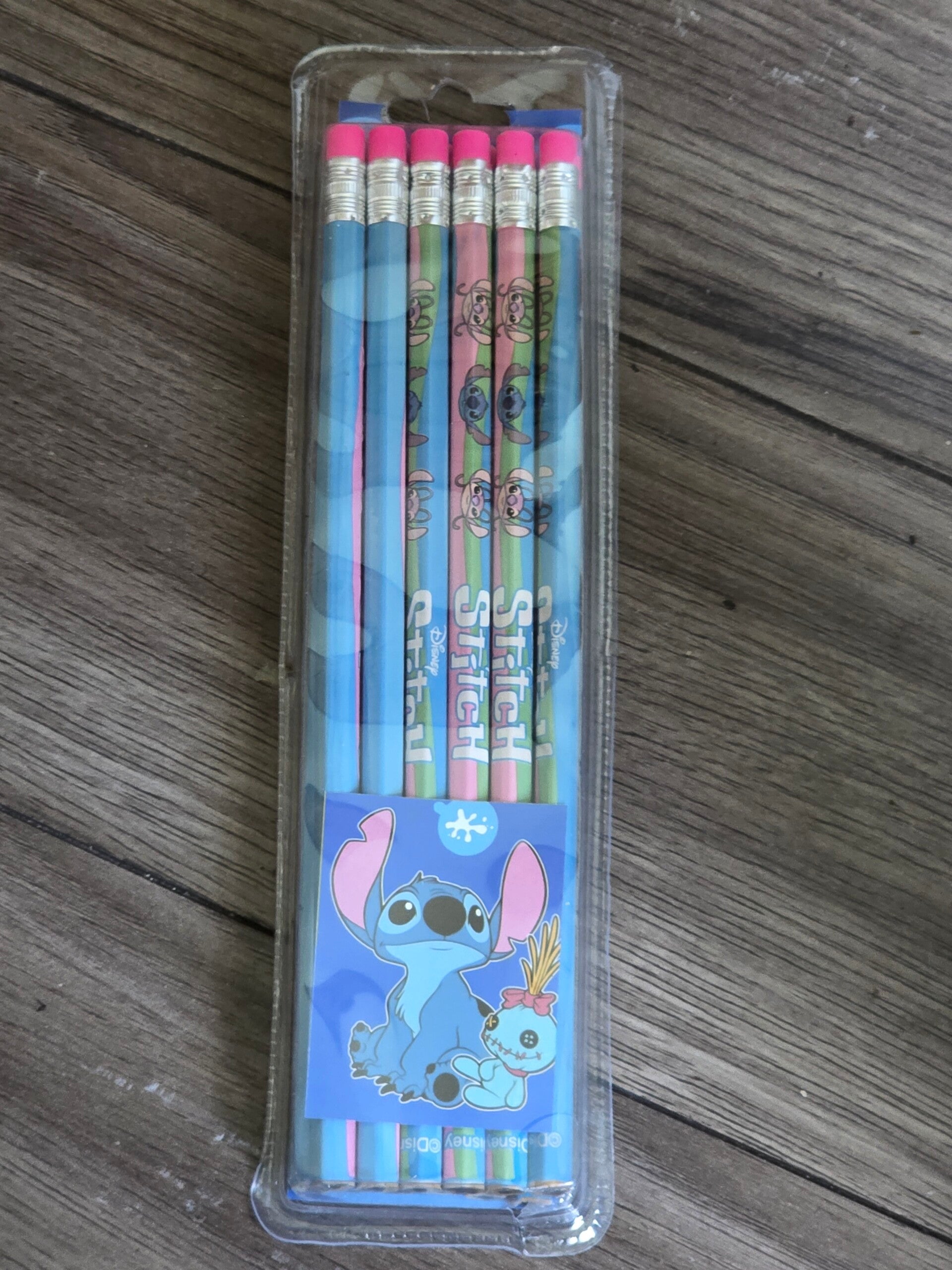 12 piece Blue Stitch pencils