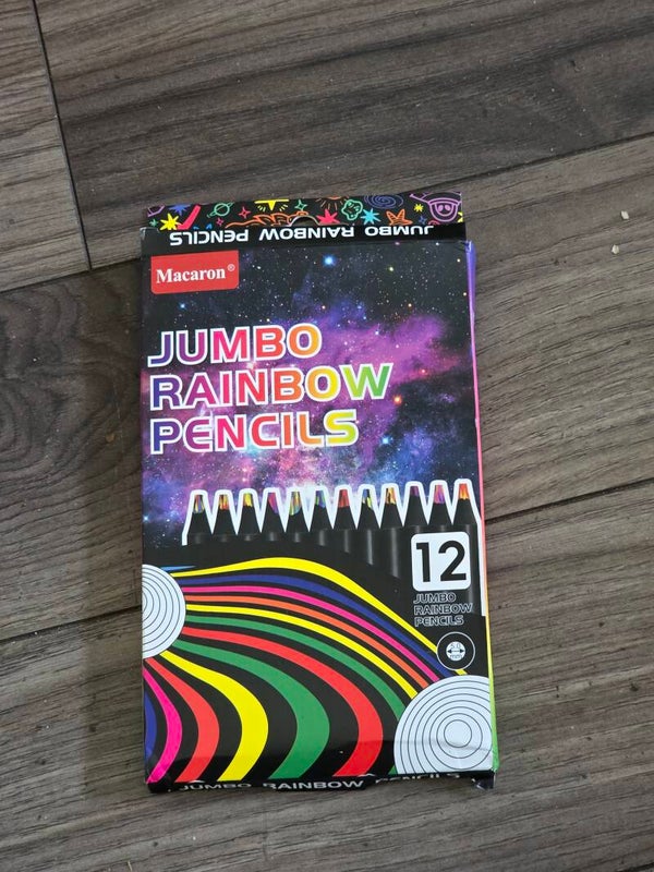 12 colors rainbow pencil set