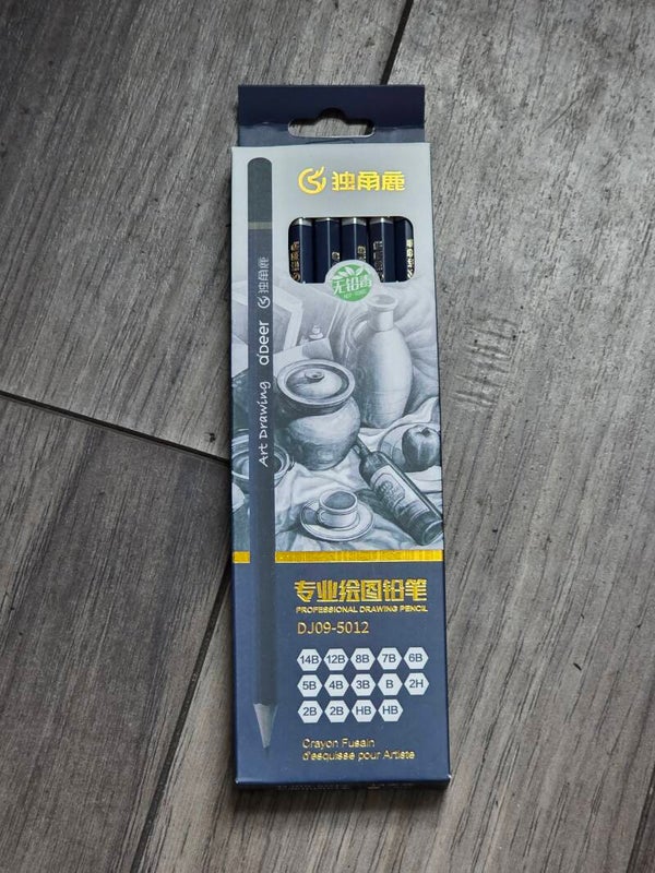14 piece drawing sketching pencil set