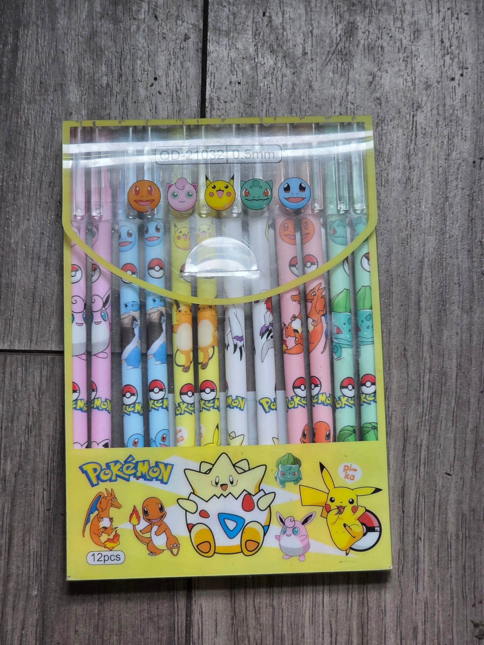 12 piece Pokemon pen set