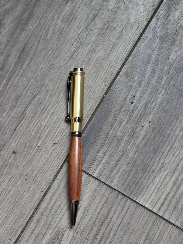 Bullet shaped ink pen - Gold top