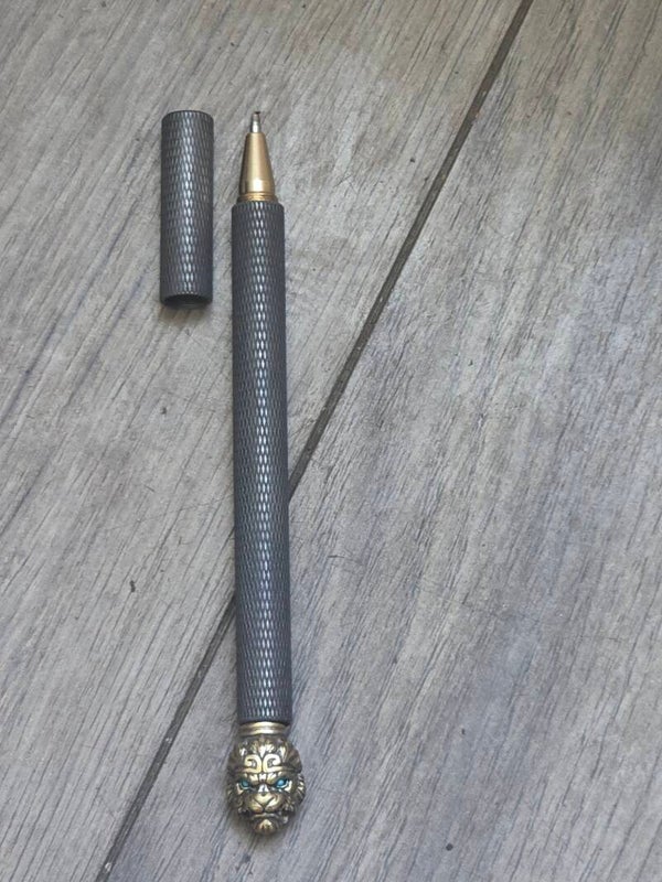 Monkey face ink pen - Black Copper body