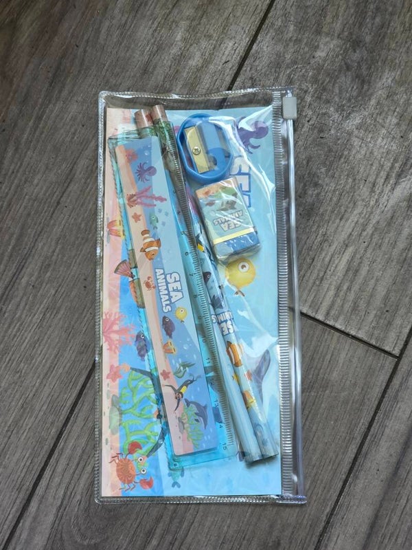Sea Animals themed stationary set