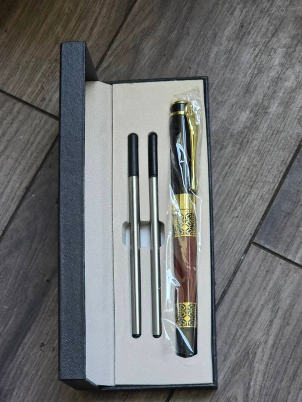Luxury metal Roller pen set - Red