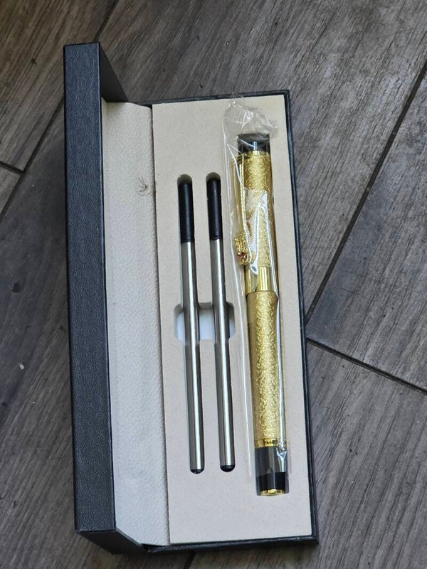 Luxury metal Roller pen set - Gold