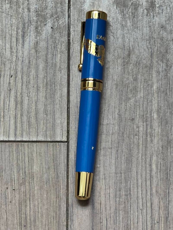 Luxury Blue colored Silver eagle pen