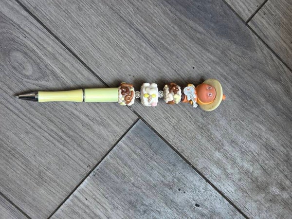 Musical baby beaded ink pen