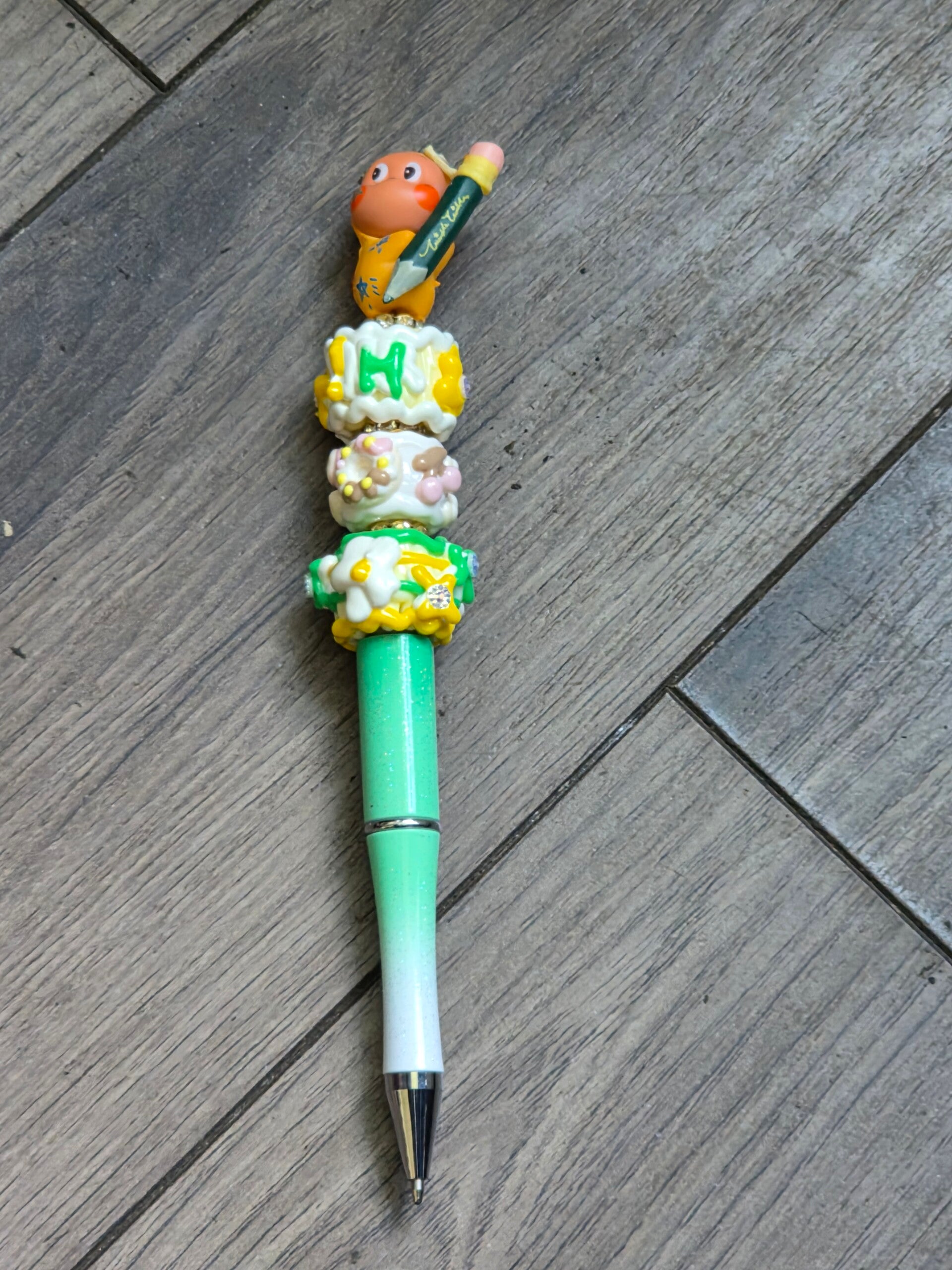 Baby Genius beaded ink pen