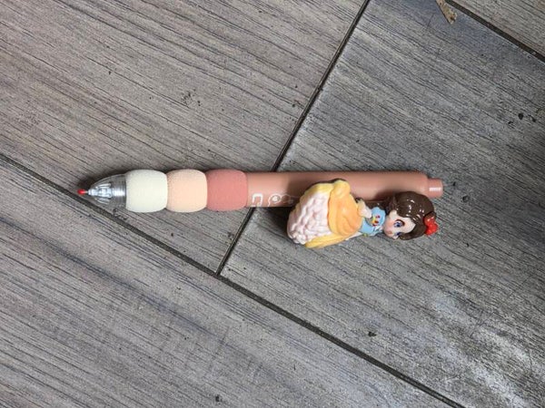 Snow White Princess ink pen - Orange pink dress