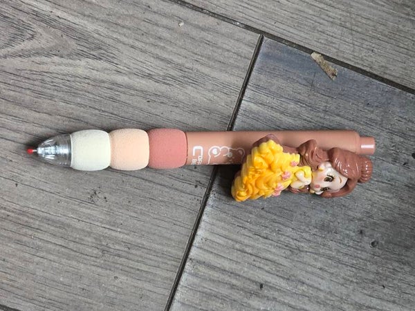 Snow White Princess ink pen - Orange yellow dress