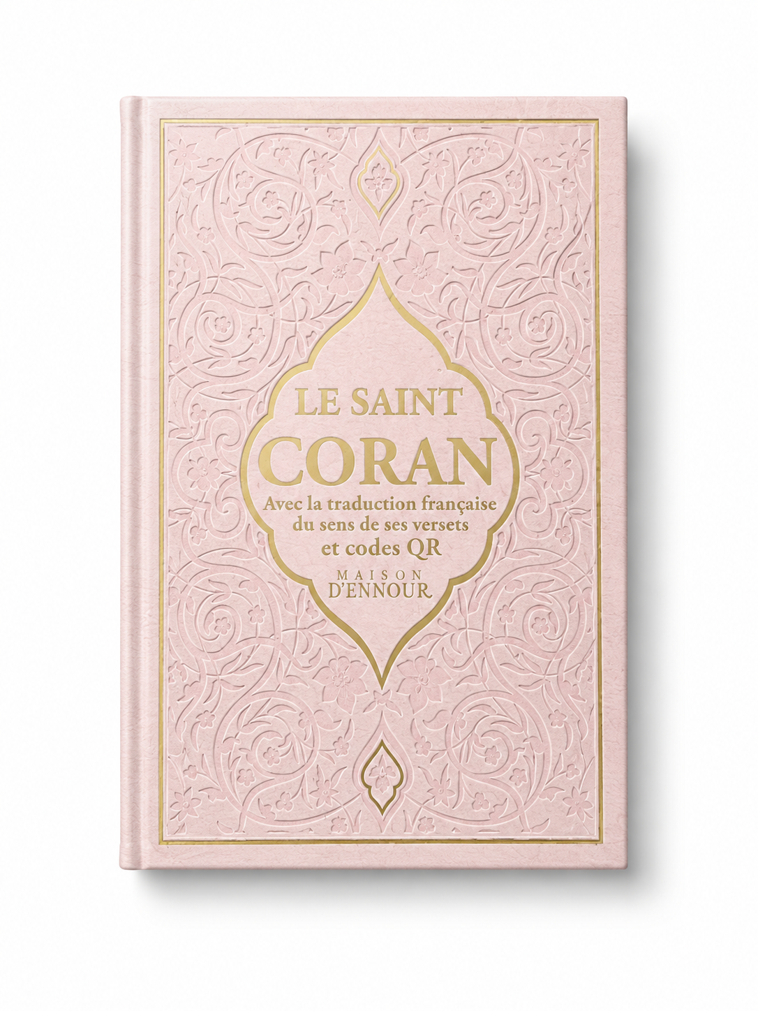Le Saint Coran – Édition Luxe rose & Or avec Traduction Français