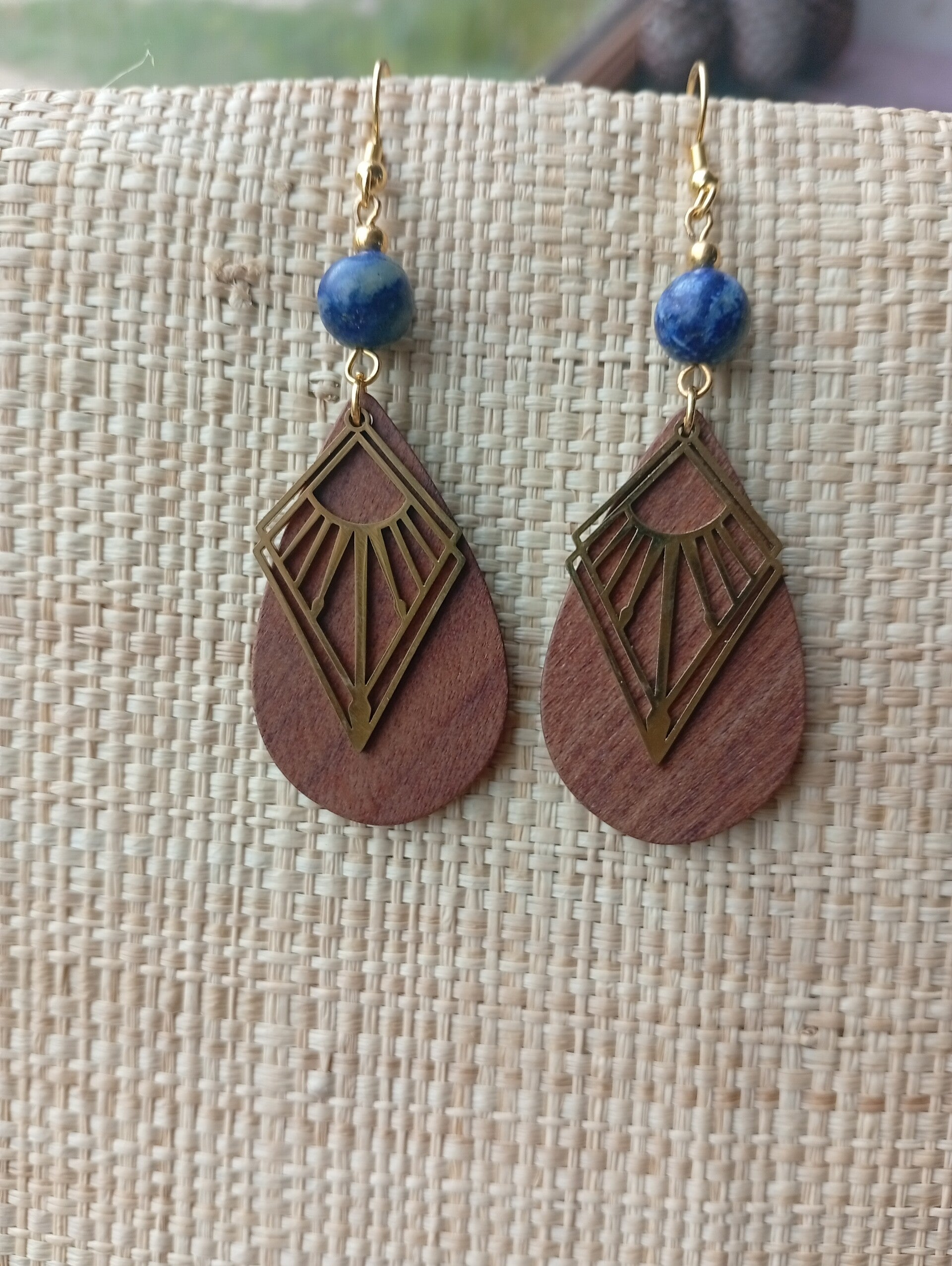 Boucles d'oreilles "Lumière intérieur"