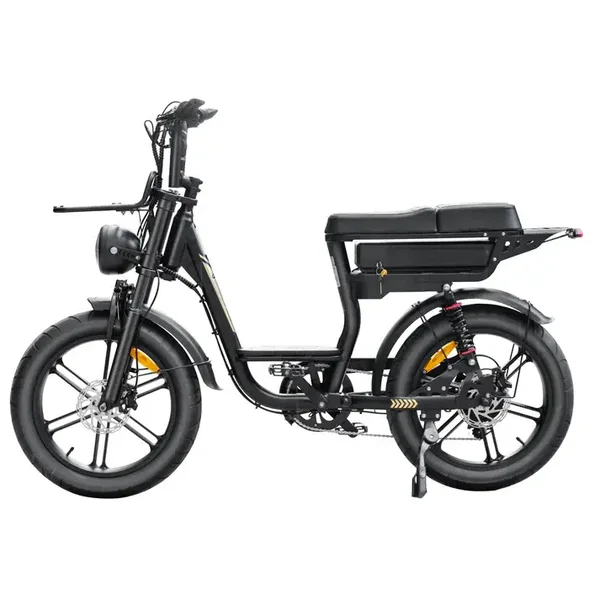 V20 Comfort 2026 edition dames fatbike nu inclusief gratis achterzitje en wielslot!