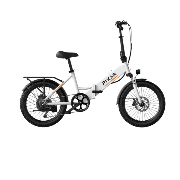 Pixar Rusher elektrische vouwbare fiets nu met voor en achter mandje