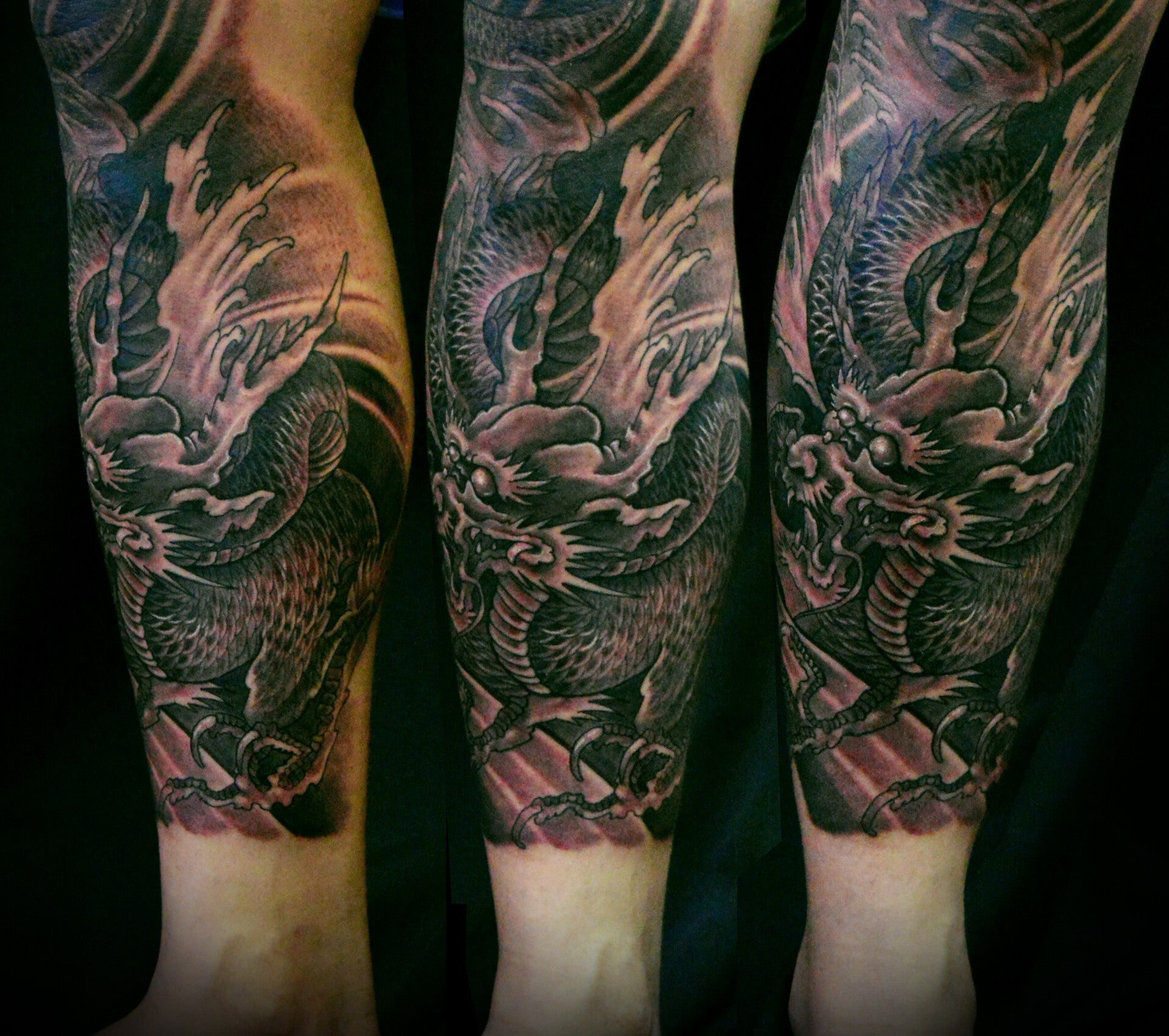 water dragon tattoo
