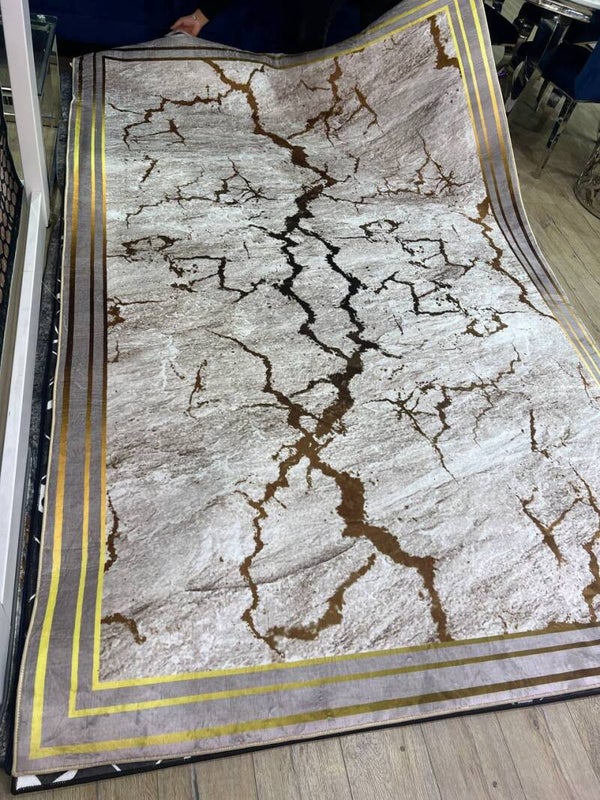 Bruin met goud tapijt 2*3