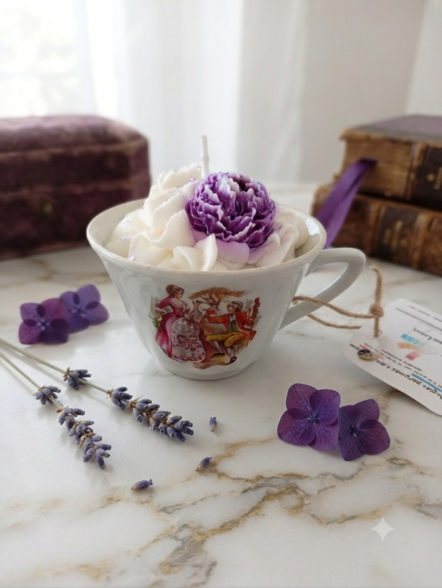 Bougie parfumée : violette