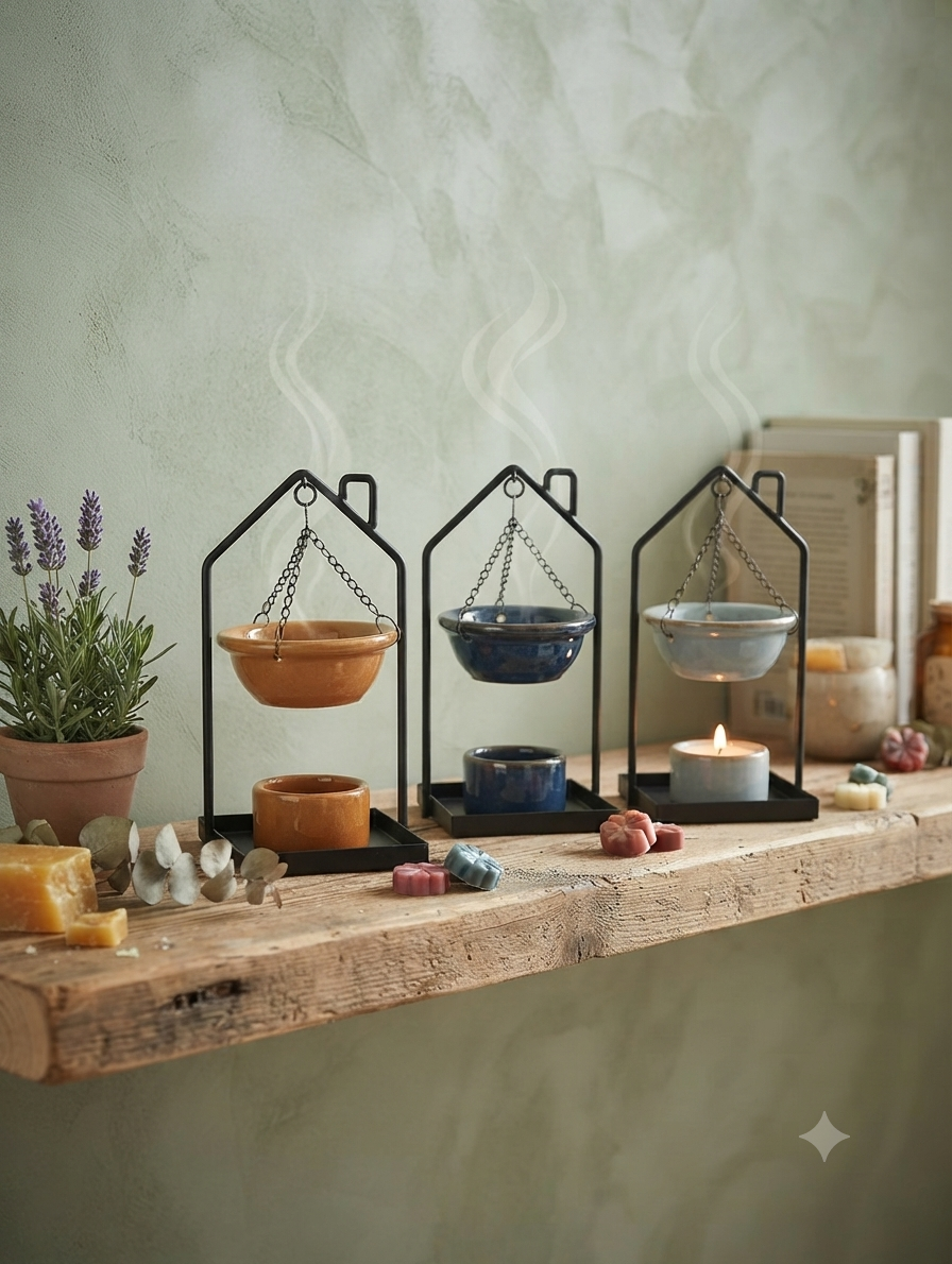 Brûle parfum fondants parfumée "Maison suspendu"