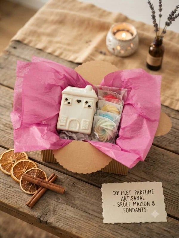 coffret cadeaux: brûleur et fondants