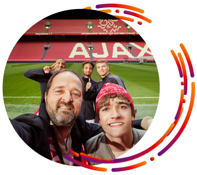 Commercial for Ajax - Ziggo Go - Vodafone - Priority Devyne Rensch, Sébastien Haller, Perr Schuurs, Davy Gomez & Kees Boot Johan Cruijf Arena - Amsterdan & Ziggo Dome Amsterdam.   - Assistent Make Up Artist -  Lisa Schekkerman * Allround Make Up and Hair 