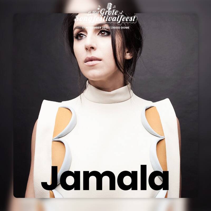 Happy Sunday!  Jamala will perform at Het Grote Songfestivalfeest 2022!💙  Jamala is a Ukrainian singer. She represented Ukraine and won the Eurovision Song Contest 2016 with her song 1944. 🇺🇦  ⚡️Tickets via Ticketmaster.  We have three more announcements 