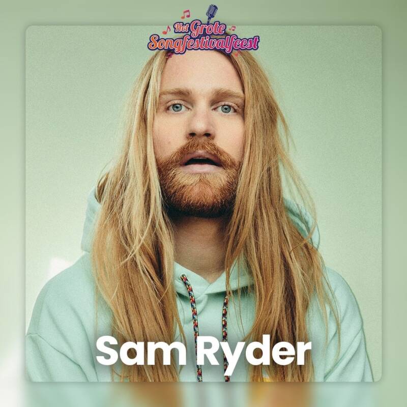 We are excited to announce that @samhairwolfryder will be our final (really) act of Het Grote Songfestivalfeest 2022!  Sam Ryder is a British singer-songwriter. He represented the United Kingdom at the Eurovision Song Contest 2022 with the song "Space Man
