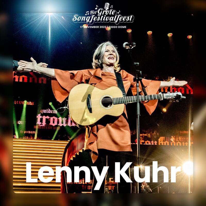We are very excited to announce that Lenny Kuhr is returning to Het Grote Songfestivalfeest in November!❤️  Lenny Kuhr is a Dutch singer. In 1969 she represented the Netherlands in the Eurovision Song Contest with her song "De troubadour." She was one of 