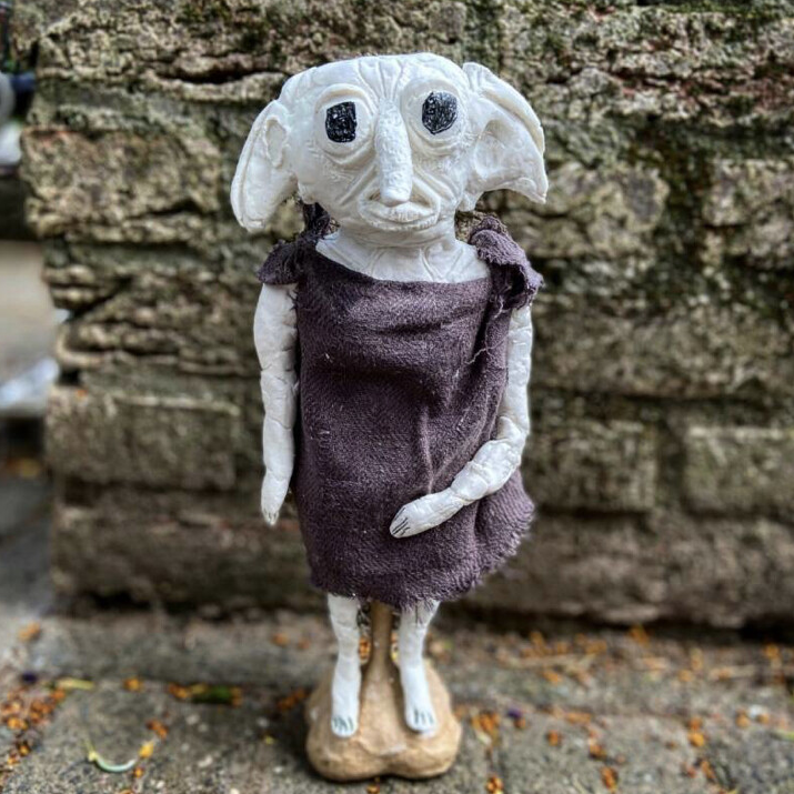 Sculpture Dobby's Nose inspired by the Harry Potter Movies Working on my new Sculpting Project. Making a face. #sculptingtools #sculptingprosthetics #sculpture #sculpting #sculptityourself #warnerbros #warnerbrosstudios #harrypotter #harry #harrypottermov