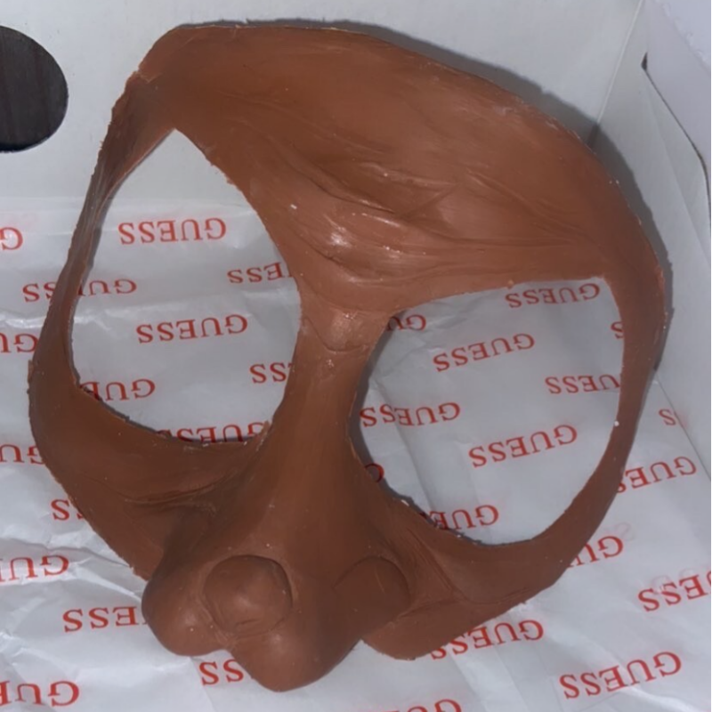 Sculpture Wolf Face Mask for the theater. Inspired by Studio 100. #blood #sfx #specialeffectsmakeup #specialeffects #selfmadeblood #grime #grimeur #theatermakeup #theaterartist #theatermakeupartist #theater #selfmade #visagiste #makeupartist #lisaschekker