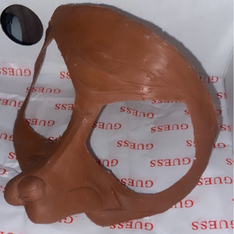 Sculpture Wolf Face Mask for the theater. Inspired by Studio 100. #blood #sfx #specialeffectsmakeup #specialeffects #selfmadeblood #grime #grimeur #theatermakeup #theaterartist #theatermakeupartist #theater #selfmade #visagiste #makeupartist #lisaschekker