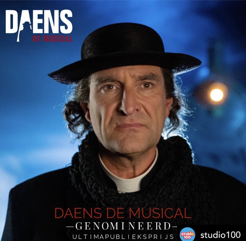 • Daens de musical - Studio 100 •  Manou Kersting als Schmitt , Peter Thyssen als Priester Ponnet , Jelle Cleymans als Jan de Meeter ,  Free Souffriau als Nette Scholliers ,  Peter van de Velde als Adolf Daens , Jan Schepens als Pieter Daens ,   Jo de Mey