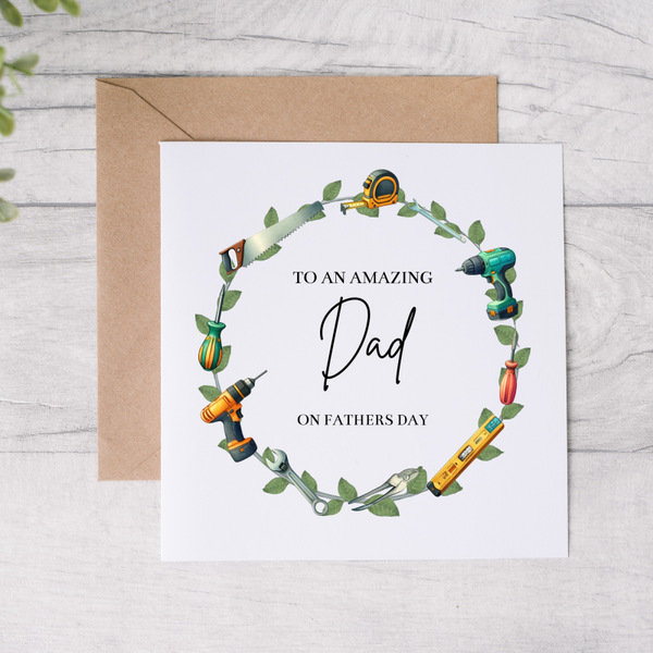 Tool Mad Dad Card