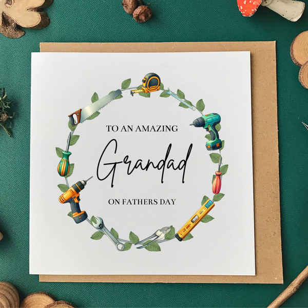 Tool Mad Grandad Card