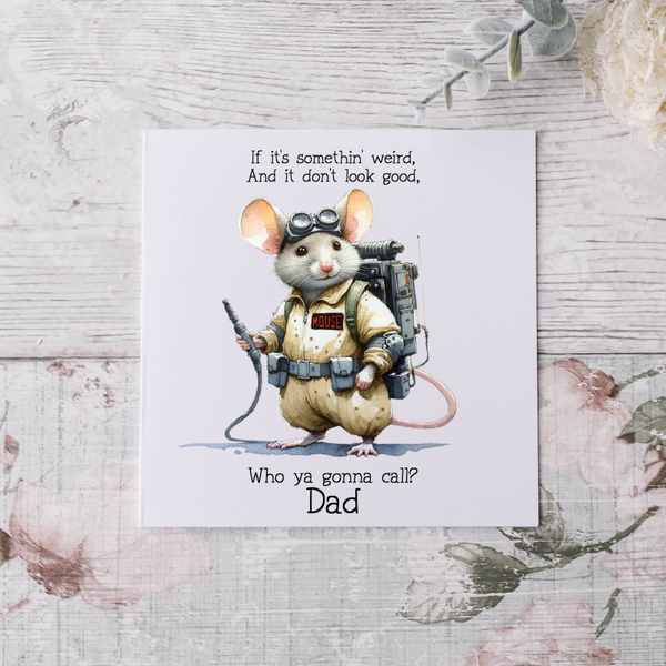 Mousebuster Dad Card