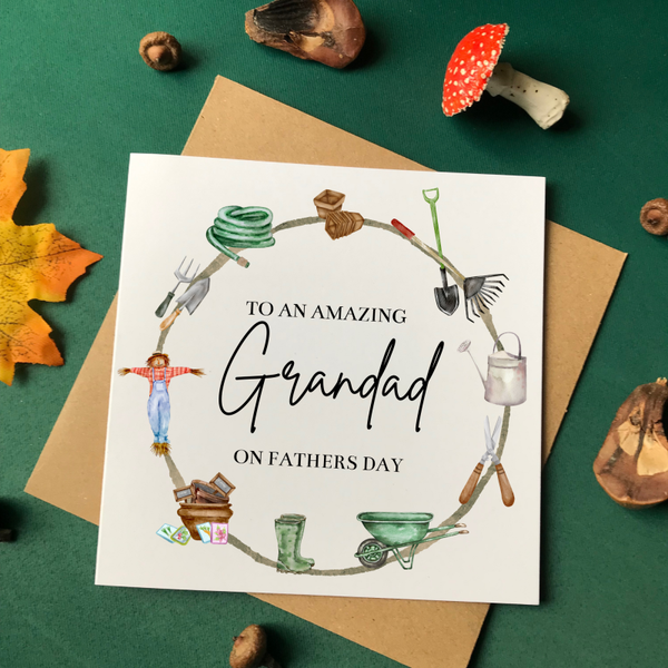 Grandad Gardening Father's Day Card