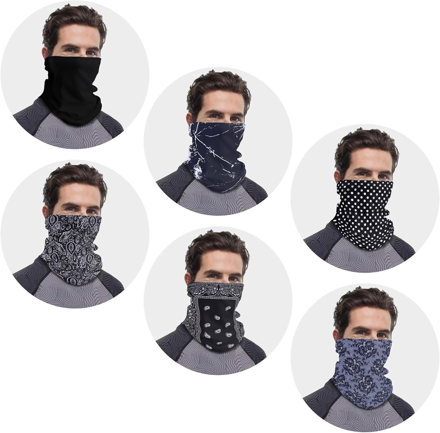 Amazon 🔥 6 PCS Unisex Neck Warmer