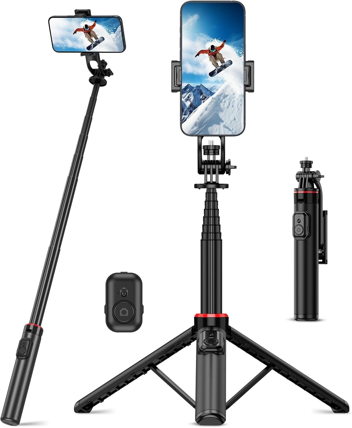 Amazon 🔥 RISEOFLE Selfie Stick Phone Tripod