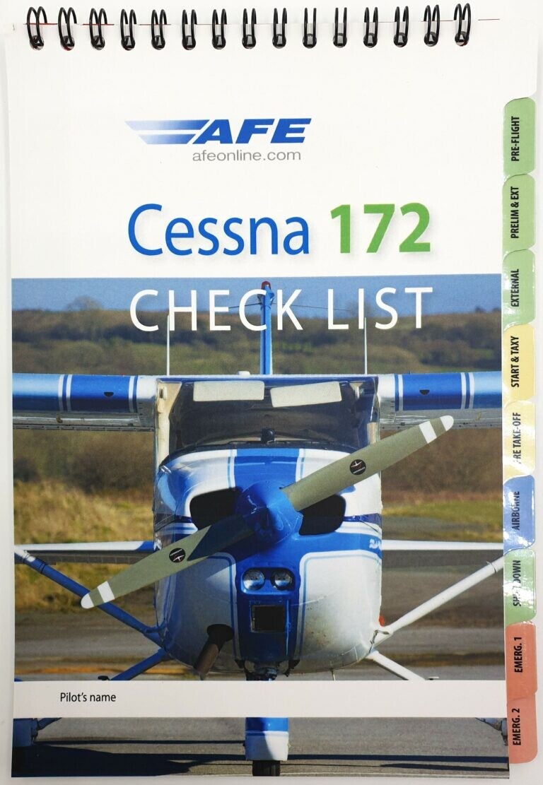 AFE checklist, Cessna 172