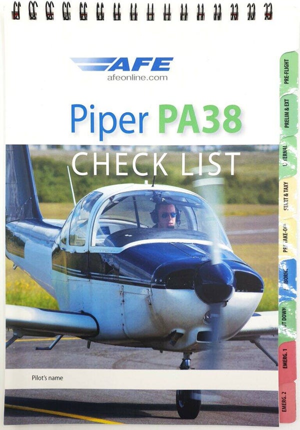 AFE checklist, Piper PA38 Tomahawk