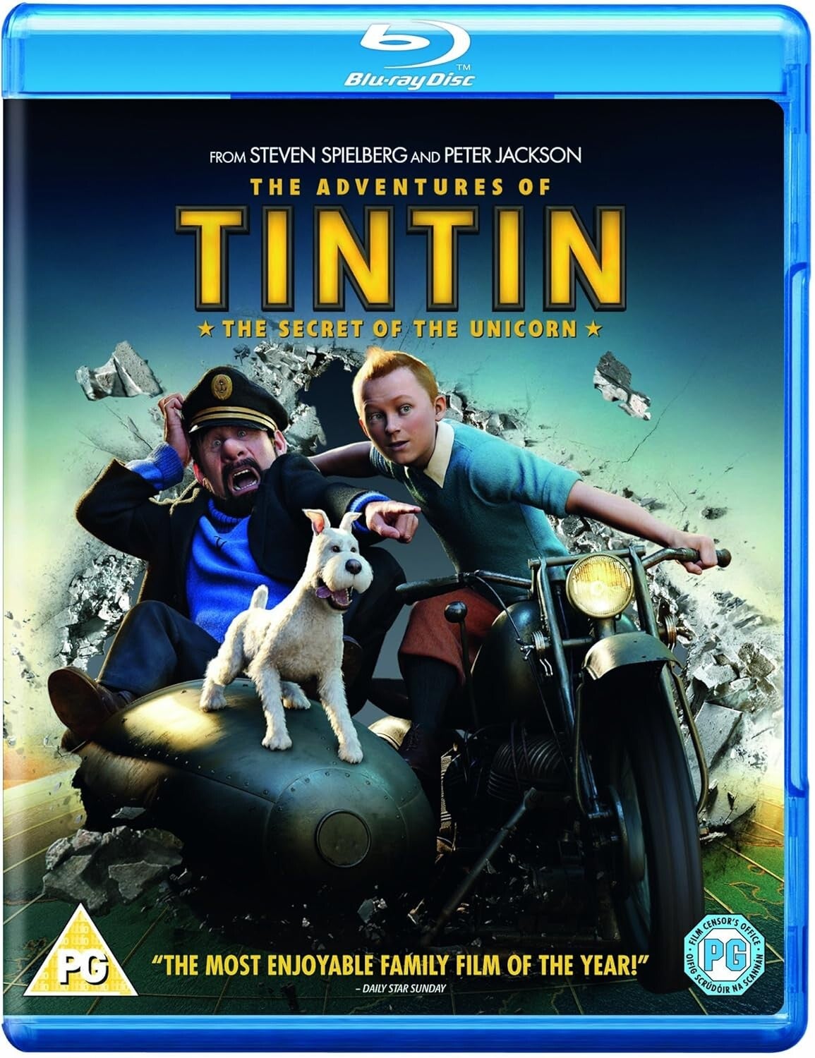 Amazon - The Adventures of Tintin: The Secret of the Unicorn - DVD and Blu-ray! 🔥