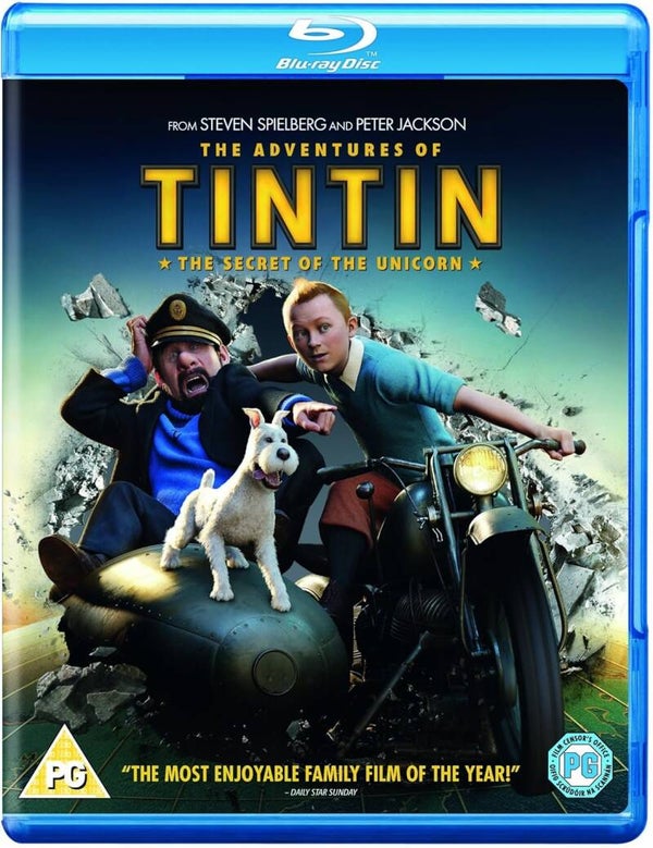 Amazon - The Adventures of Tintin: The Secret of the Unicorn - DVD and Blu-ray! 🔥