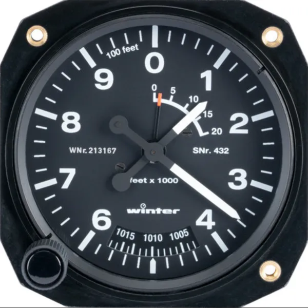 Precision Aviation Altimeter 3-Point 20,000ft