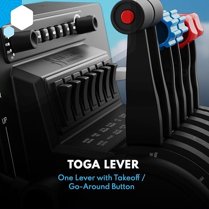 Amazon - Honeycomb Aeronautical Bravo Throttle Quadrant with Auto Pilot & Annunciator Panel in aviation quality for flight simulator | Universal control system for simmer and pilots | PC [video game]