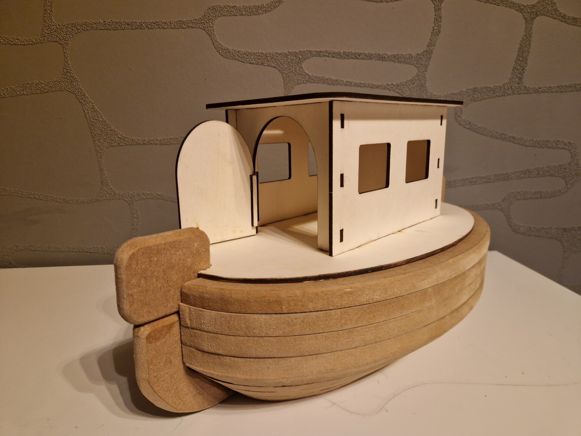 Ark van Noah met set van 7 dieren