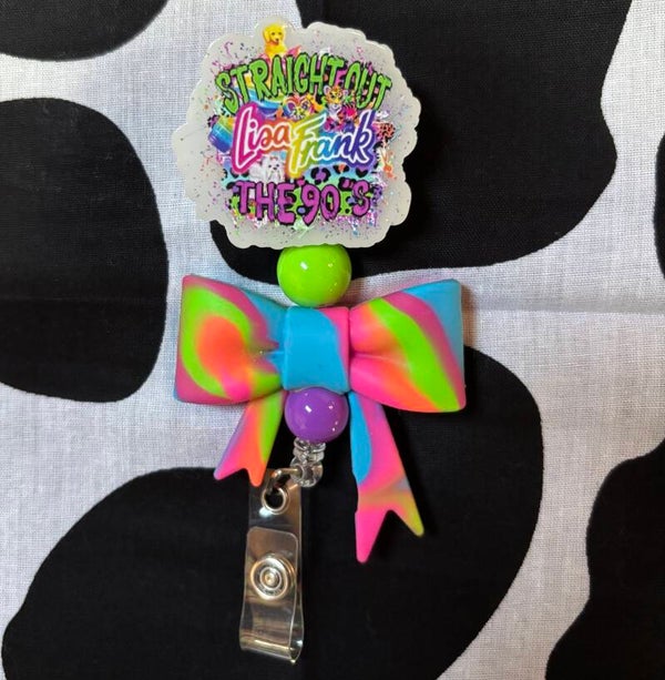 LF beaded badge reel