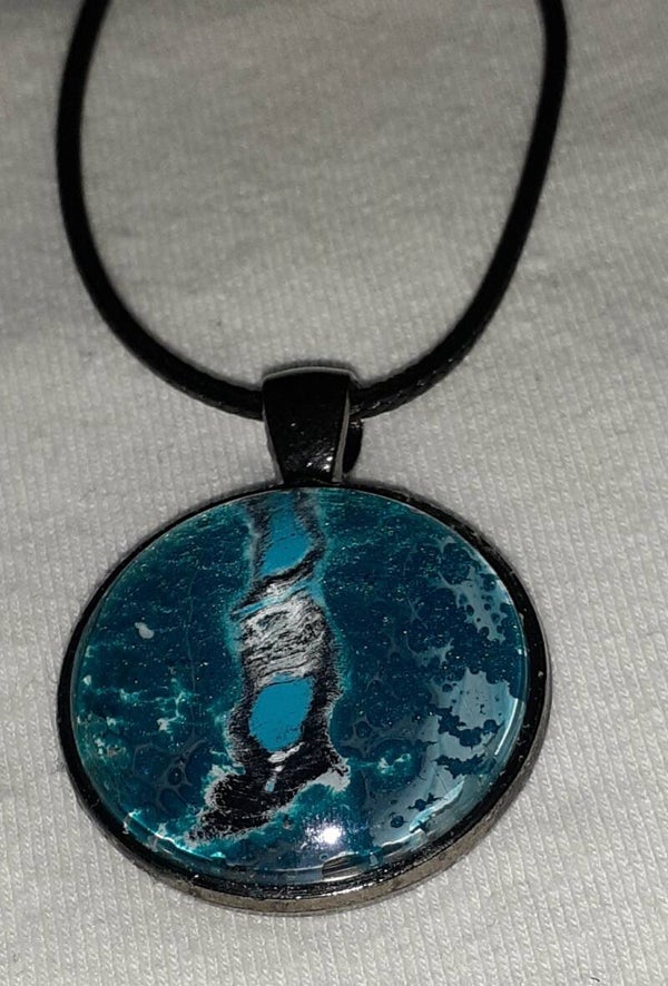 Round Black Necklace