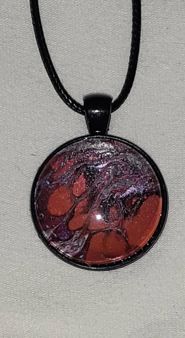 Round Black Necklace