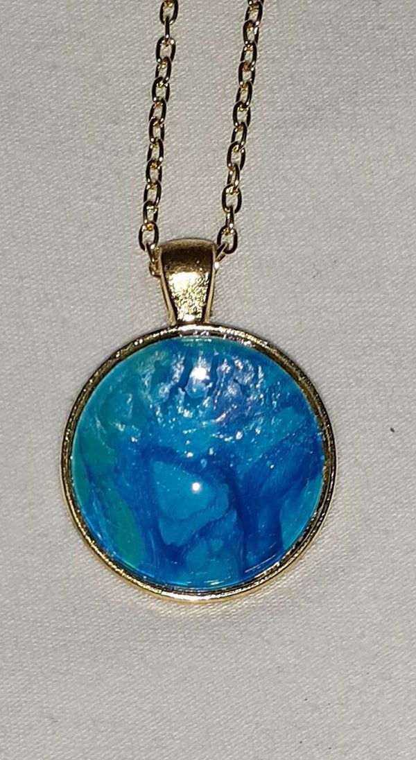 Round Gold Necklace