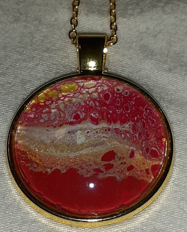 Round Silver necklace