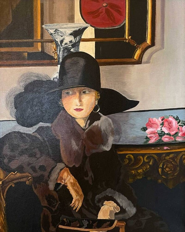 De vrouw met de zwarte hoed